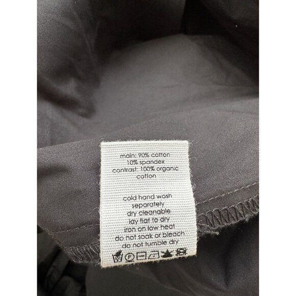 Bassike Thin Gathered Strap Maxi Dress Ribbed Drop Waist Black Size 1 or US 4 - Picture 10 of 10